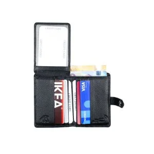 Monedero de Cuero A. Eriksson Åva con Protección RFID