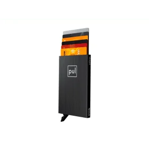 ZEN Tarjetero Pop Up de Aluminio con Protección RFID