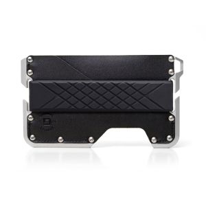 Dango Dapper Wallet Jet Black/Satin Silver