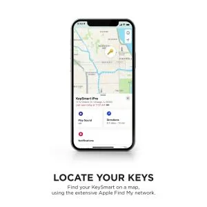 KeySmart iPro - Encuentra Tus Llaves Perdidas con Organizador de Llaves Rastreable
