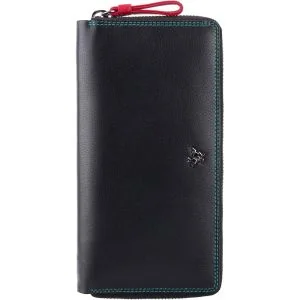 Visconti Iris - Cartera de Cuero Multicolor con Cremallera
