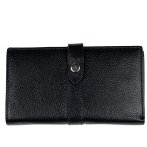 Åva Cartera Medio Negro de A. Eriksson